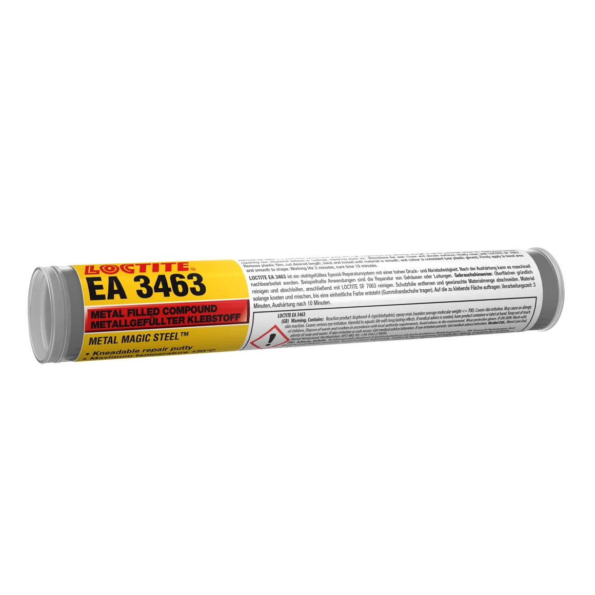 Сталенаполненная шпатлевка в виде палочки Loctite EA 3463 114G